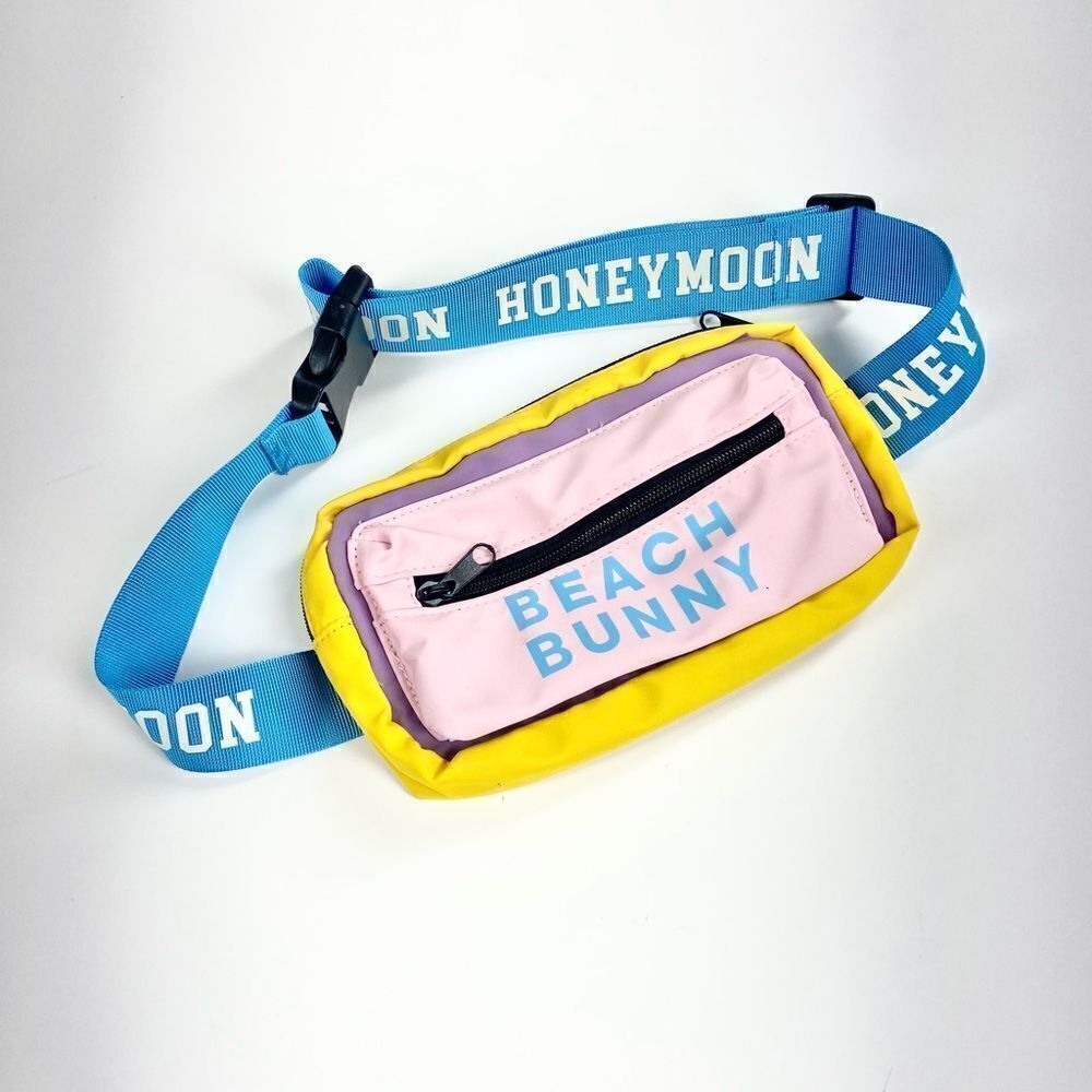 Beach Bunny Honeymoon color block fanny pack waist bag